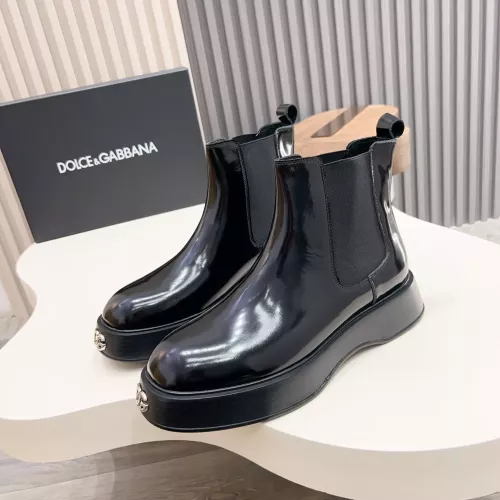 Wholesale Dolce &amp; Gabbana D&amp;G Boots For Men #1355791 $158.00 USD, Wholesale Quality Replica Dolce &amp; Gabbana D&amp;G Boots