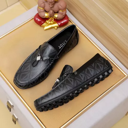 Wholesale Christian Dior Leather Shoes For Men #1355794 $72.00 USD, Wholesale Quality Replica Christian Dior Leather Shoes