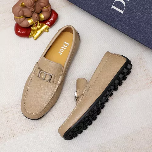 Wholesale Christian Dior Leather Shoes For Men #1355795 $72.00 USD, Wholesale Quality Replica Christian Dior Leather Shoes