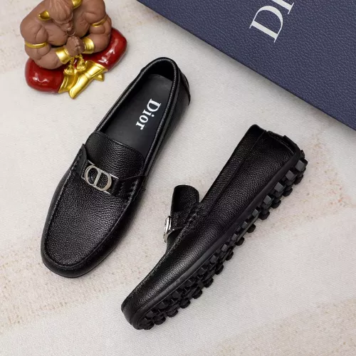 Wholesale Christian Dior Leather Shoes For Men #1355796 $72.00 USD, Wholesale Quality Replica Christian Dior Leather Shoes