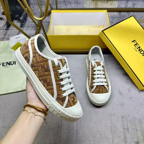Wholesale Fendi Casual Shoes For Women #1355941 $85.00 USD, Wholesale Quality Replica Fendi Casual Shoes