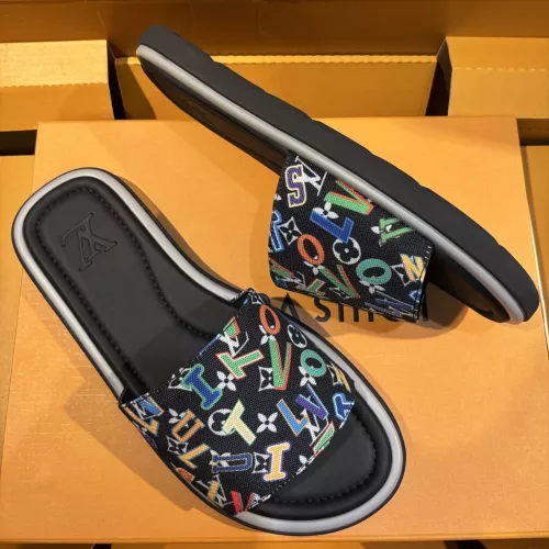 Wholesale Louis Vuitton Slippers For Men #1356051 $105.00 USD, Wholesale Quality Replica Louis Vuitton Slippers