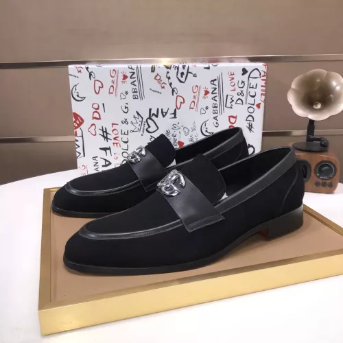 Wholesale Dolce &amp; Gabbana D&amp;G Leather Shoes For Men #1356071 $98.00 USD, Wholesale Quality Replica Dolce &amp; Gabbana D&amp;G Leather Shoes