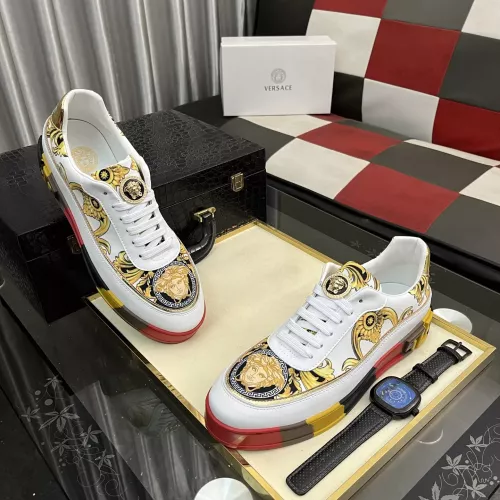 Wholesale Versace Casual Shoes For Men #1356084 $76.00 USD, Wholesale Quality Replica Versace Casual Shoes
