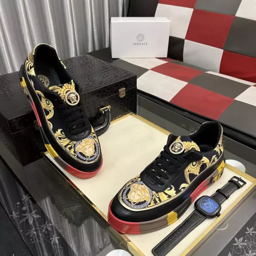 Wholesale Versace Casual Shoes For Men #1356085 $76.00 USD, Wholesale Quality Replica Versace Casual Shoes