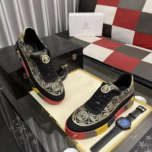 Wholesale Versace Casual Shoes For Men #1356087 $76.00 USD, Wholesale Quality Replica Versace Casual Shoes