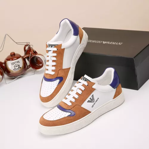 Wholesale Armani Casual Shoes For Men #1356173 $80.00 USD, Wholesale Quality Replica Armani Casual Shoes
