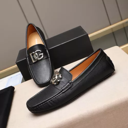 Wholesale Dolce &amp; Gabbana D&amp;G Leather Shoes For Men #1356196 $80.00 USD, Wholesale Quality Replica Dolce &amp; Gabbana D&amp;G Leather Shoes