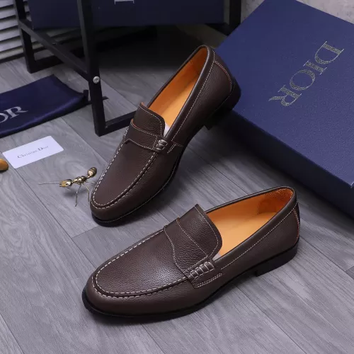 Wholesale Christian Dior Leather Shoes For Men #1356278 $105.00 USD, Wholesale Quality Replica Christian Dior Leather Shoes
