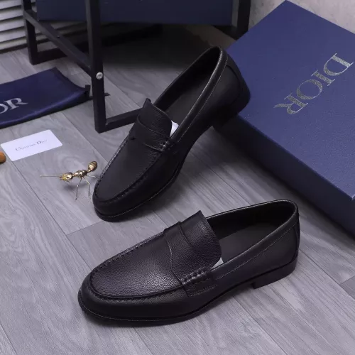 Wholesale Christian Dior Leather Shoes For Men #1356287 $105.00 USD, Wholesale Quality Replica Christian Dior Leather Shoes