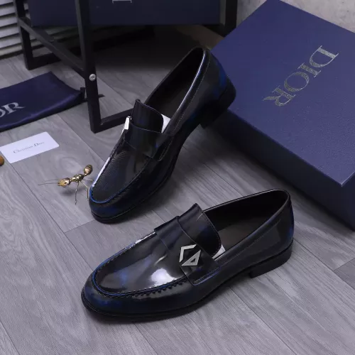 Wholesale Christian Dior Leather Shoes For Men #1356289 $105.00 USD, Wholesale Quality Replica Christian Dior Leather Shoes