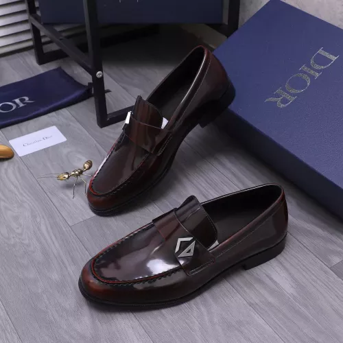 Wholesale Christian Dior Leather Shoes For Men #1356290 $105.00 USD, Wholesale Quality Replica Christian Dior Leather Shoes