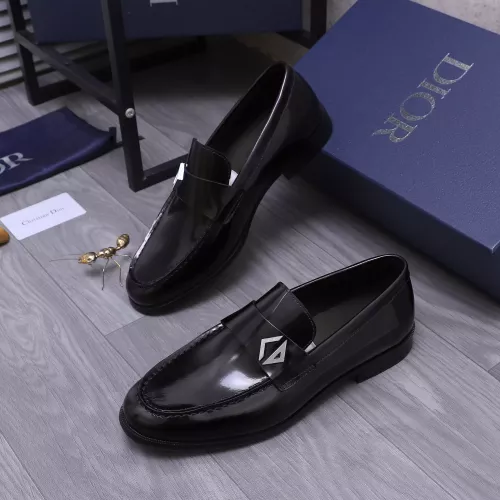 Wholesale Christian Dior Leather Shoes For Men #1356292 $105.00 USD, Wholesale Quality Replica Christian Dior Leather Shoes