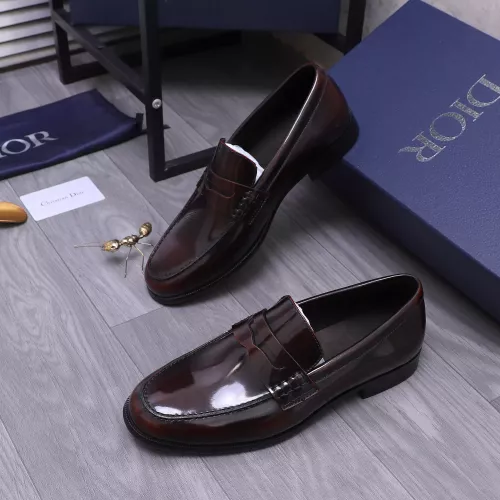Wholesale Christian Dior Leather Shoes For Men #1356307 $105.00 USD, Wholesale Quality Replica Christian Dior Leather Shoes
