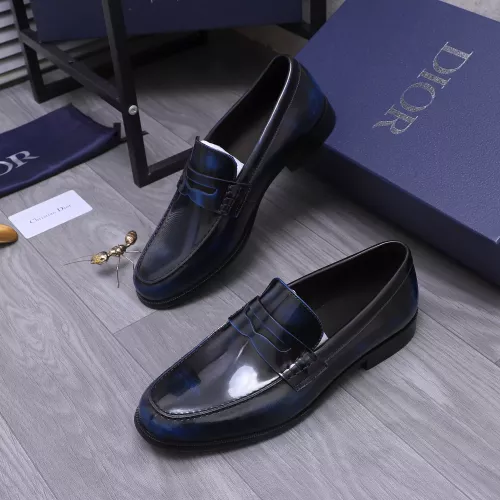 Wholesale Christian Dior Leather Shoes For Men #1356308 $105.00 USD, Wholesale Quality Replica Christian Dior Leather Shoes
