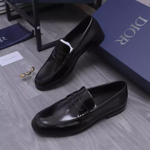 Wholesale Christian Dior Leather Shoes For Men #1356309 $105.00 USD, Wholesale Quality Replica Christian Dior Leather Shoes