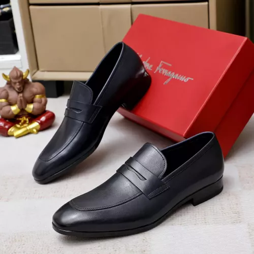 Wholesale Salvatore Ferragamo Leather Shoes For Men #1356319 $88.00 USD, Wholesale Quality Replica Salvatore Ferragamo Leather Shoes