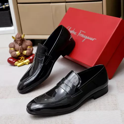 Wholesale Salvatore Ferragamo Leather Shoes For Men #1356326 $88.00 USD, Wholesale Quality Replica Salvatore Ferragamo Leather Shoes