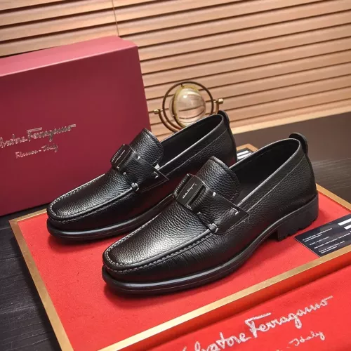 Wholesale Salvatore Ferragamo Leather Shoes For Men #1356492 $96.00 USD, Wholesale Quality Replica Salvatore Ferragamo Leather Shoes