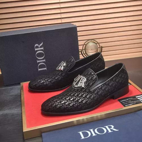 Wholesale Christian Dior Leather Shoes For Men #1356531 $98.00 USD, Wholesale Quality Replica Christian Dior Leather Shoes
