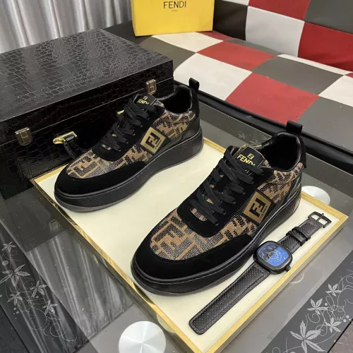Replica Fendi Casual Shoes For Men #1356557 $80.00 USD for Wholesale