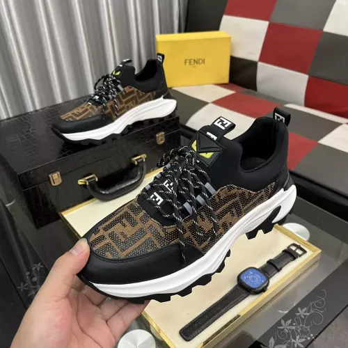 Wholesale Fendi Casual Shoes For Men #1356565 $85.00 USD, Wholesale Quality Replica Fendi Casual Shoes