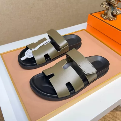 Wholesale Hermes Slippers For Men #1356873 $56.00 USD, Wholesale Quality Replica Hermes Slippers