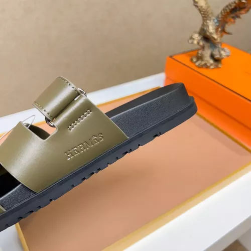 Replica Hermes Slippers For Men #1356873 $56.00 USD for Wholesale