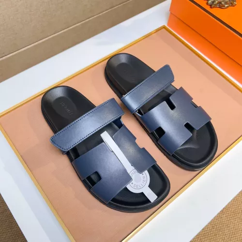 Replica Hermes Slippers For Men #1356875 $56.00 USD for Wholesale
