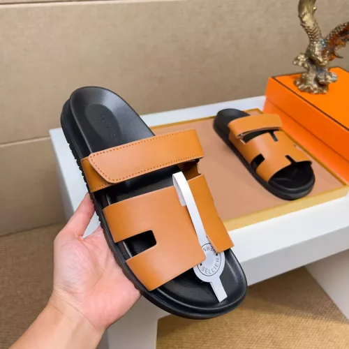 Replica Hermes Slippers For Women #1356878 $56.00 USD for Wholesale