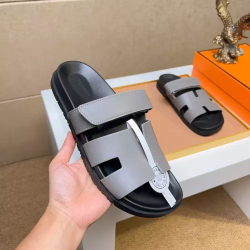 Replica Hermes Slippers For Men #1356881 $56.00 USD for Wholesale