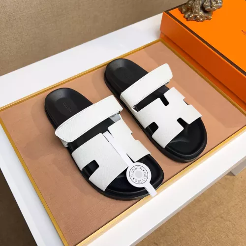 Replica Hermes Slippers For Men #1356883 $56.00 USD for Wholesale