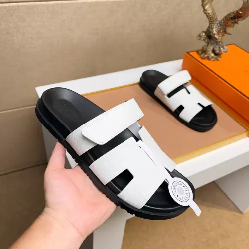 Replica Hermes Slippers For Men #1356883 $56.00 USD for Wholesale