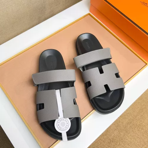 Replica Hermes Slippers For Men #1356903 $56.00 USD for Wholesale