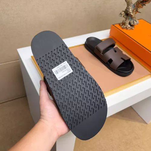 Replica Hermes Slippers For Men #1356908 $56.00 USD for Wholesale