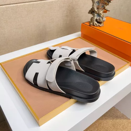Replica Hermes Slippers For Men #1356916 $56.00 USD for Wholesale