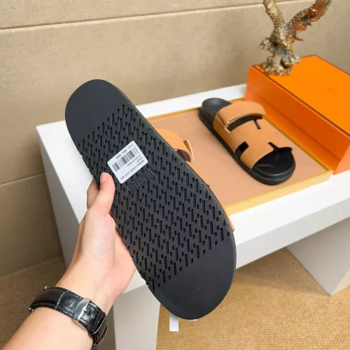 Replica Hermes Slippers For Men #1356928 $56.00 USD for Wholesale