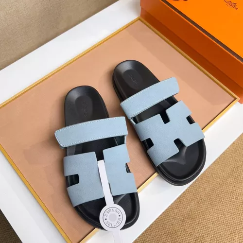 Replica Hermes Slippers For Men #1356933 $56.00 USD for Wholesale