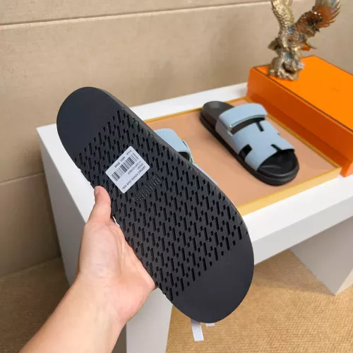 Replica Hermes Slippers For Men #1356933 $56.00 USD for Wholesale