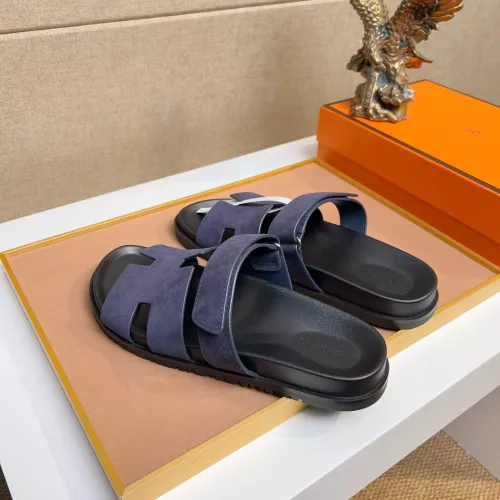 Replica Hermes Slippers For Men #1356936 $56.00 USD for Wholesale