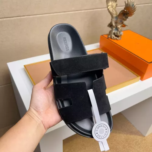 Replica Hermes Slippers For Men #1356942 $56.00 USD for Wholesale