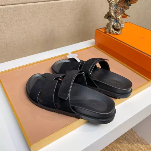Replica Hermes Slippers For Men #1356942 $56.00 USD for Wholesale