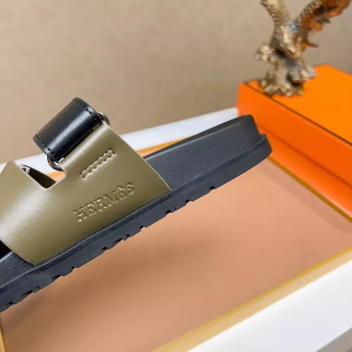 Replica Hermes Slippers For Women #1356945 $56.00 USD for Wholesale