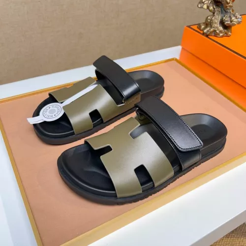 Wholesale Hermes Slippers For Men #1356946 $56.00 USD, Wholesale Quality Replica Hermes Slippers