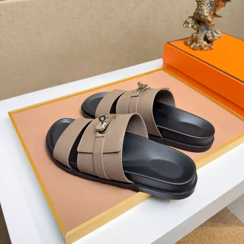 Replica Hermes Slippers For Men #1356958 $56.00 USD for Wholesale
