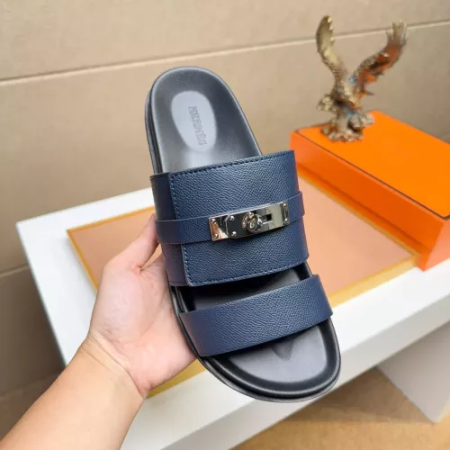 Replica Hermes Slippers For Men #1356961 $56.00 USD for Wholesale