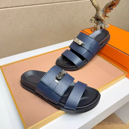 Replica Hermes Slippers For Men #1356961 $56.00 USD for Wholesale