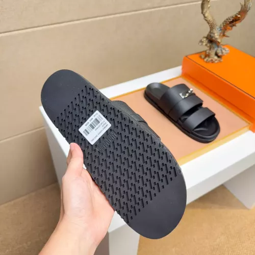 Replica Hermes Slippers For Men #1356966 $56.00 USD for Wholesale