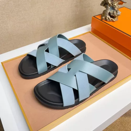 Wholesale Hermes Slippers For Men #1356972 $56.00 USD, Wholesale Quality Replica Hermes Slippers