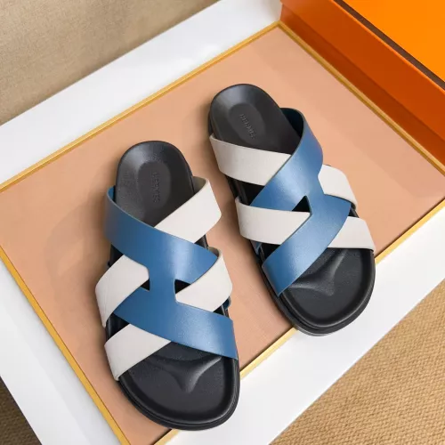 Replica Hermes Slippers For Women #1356973 $56.00 USD for Wholesale